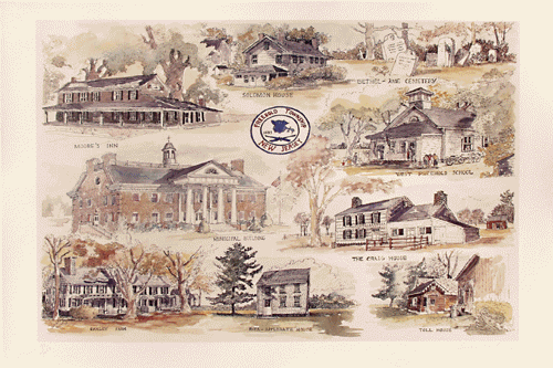 freehold history lithograph
